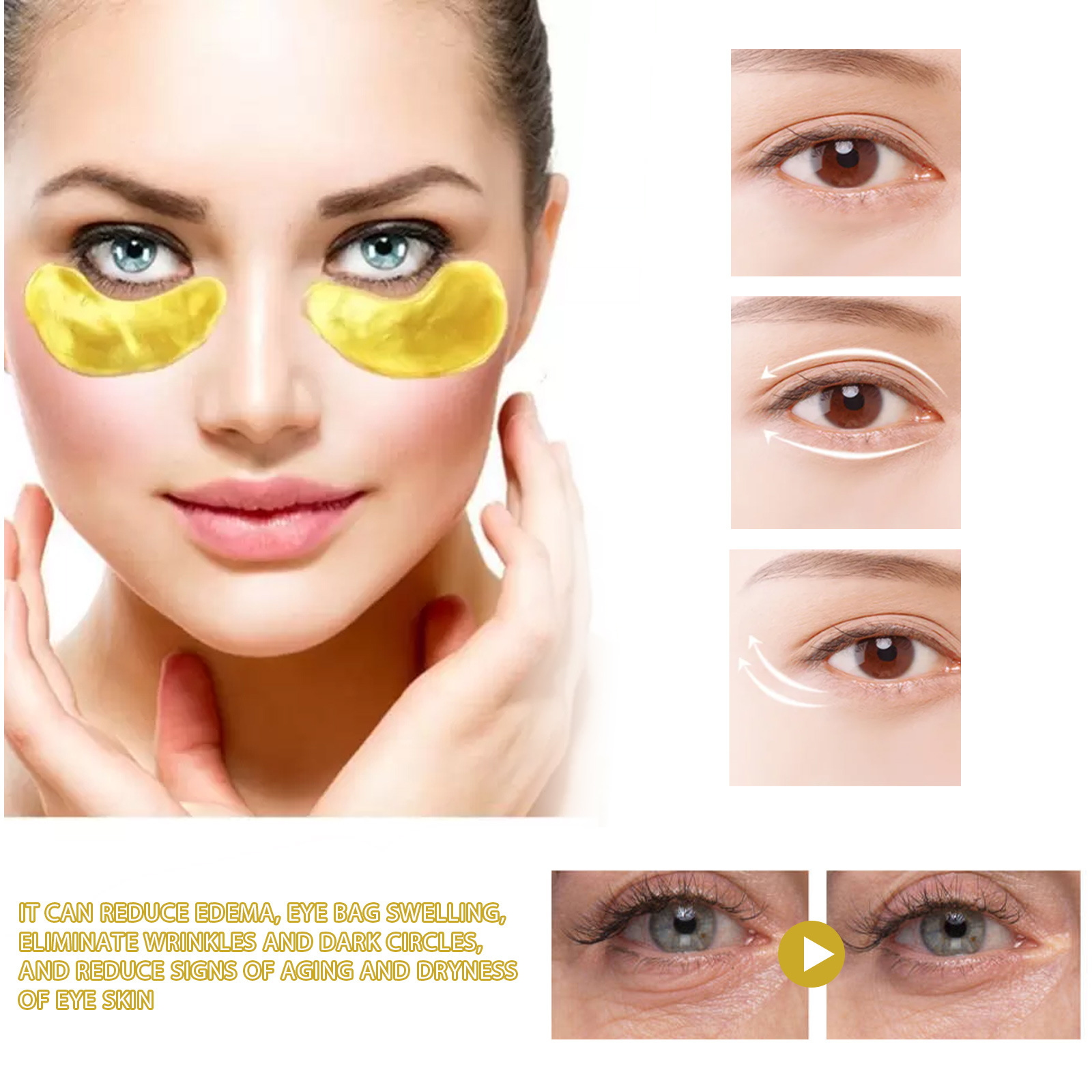 Luxury Skincare Treatments - Máscara de Olhos de Luxo com