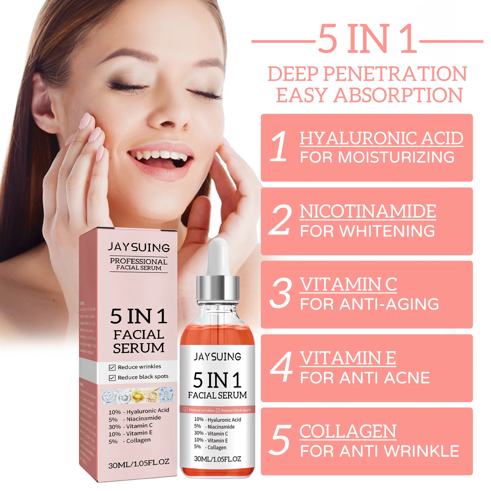 5 em 1 hidratante soro facial  - Exosome Serum Ampoule avaliação e preço